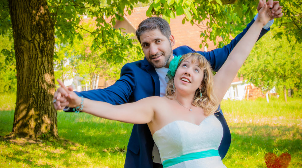 Ernst am Hochzeitstag?